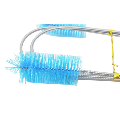 Aquarium Cleaning Brush Set – Stainless Steel Hose, Filter, Lily Pipe & Water Pump Cleaning Tools