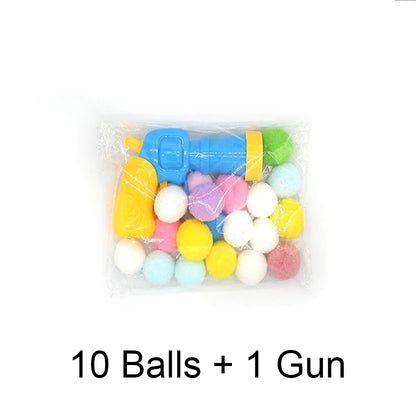 Cat Plush Ball Launcher Toy – Interactive Mini Shooting Game with Soft Plush Balls for Indoor Cats & Kittens