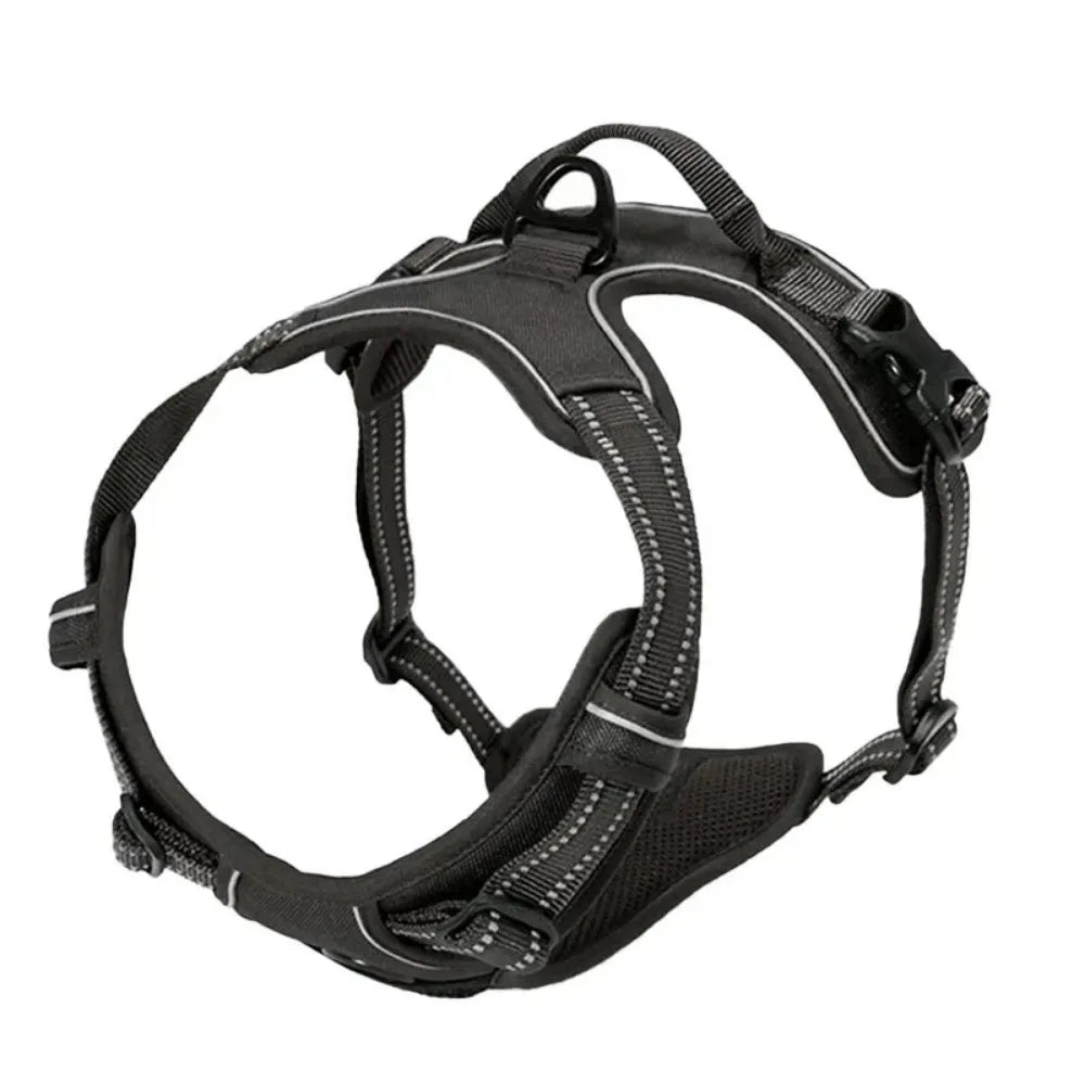 Reflective Adjustable Dog Harness – Breathable Vest Chest Strap for Small, Medium & Large Dogs, Cats & Puppies