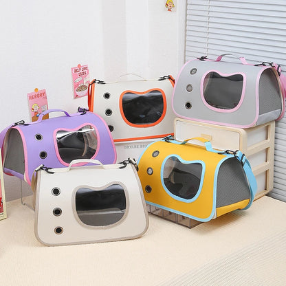 Portable Pet Carrier Bag – Foldable Breathable Shoulder Bag for Cats, Kittens & Small Dogs