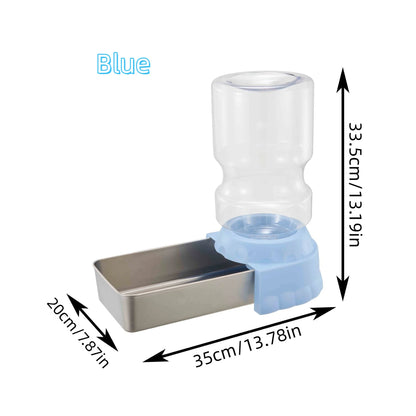 4L Gravity Pet Water Dispenser – Automatic Large Capacity Drinking Station for Dogs, Cats & Other Pets