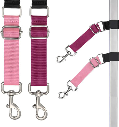 2-Pack Adjustable Pet Grooming Loops – Grooming Arm Extension Straps for Bathing, Grooming & Trimming