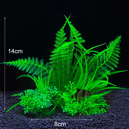 Artificial Aquarium Plants – Realistic Underwater Water Grass Decorations for Fish Tanks & Aquariums