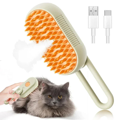 Pet Spray Grooming Comb – Water Mist Hair Remover & Dematting Brush for Cats and Dogs