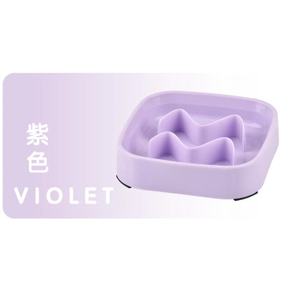 Slow Feeder Pet Bowl – Anti-Choking Puzzle Food & Water Bowl for Dogs and Cats, Anxiety Relief Design