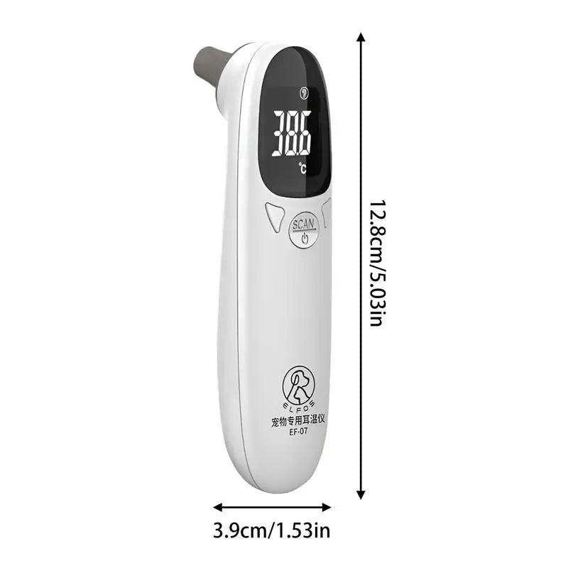 Infrared Pet Ear Thermometer – Non-Contact Digital Temperature Monitor for Dogs, Cats & Animal Care