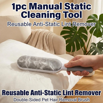 Reusable Pet Hair Remover Brush – Lint Remover for Clothes, Couches, Carpets & Curtains