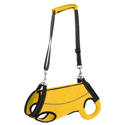 Adjustable Dog Lifting Harness – Leg Support Sling with Padded Handle & Reflective Stripes for Mobility Assistance