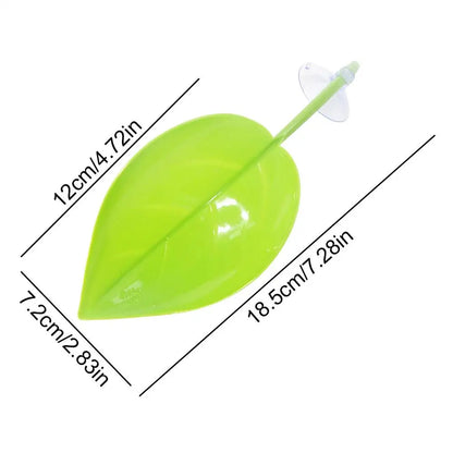 Reptile Leaf Hammock with Suction Cups – Basking Platform & Resting Terrace for Geckos, Frogs & Lizards