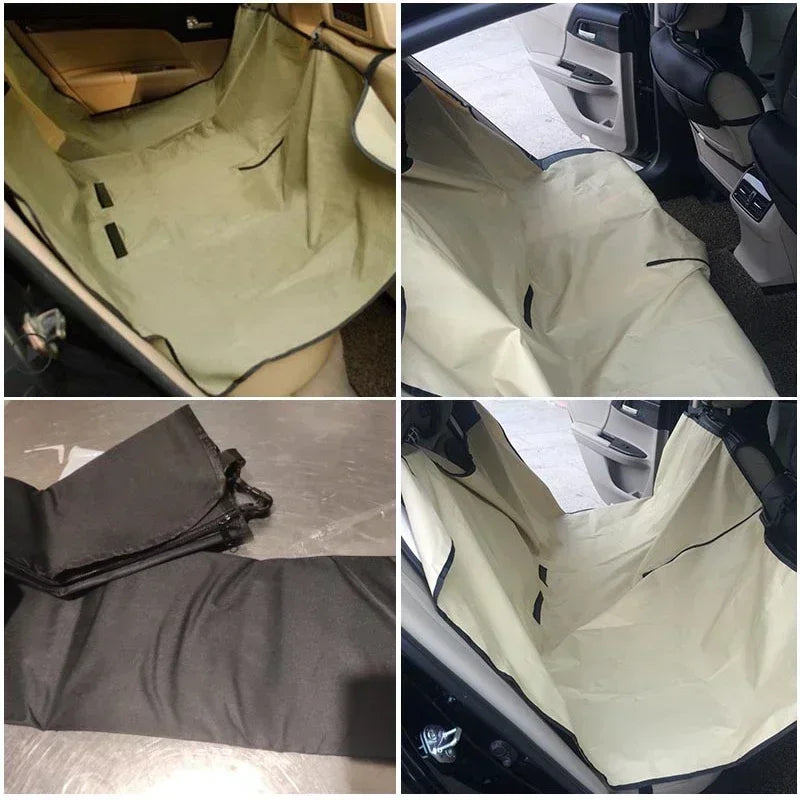 600D Waterproof Dog Car Seat Cover – Heavy-Duty Oxford Cloth SUV Cargo Liner & Trunk Protector for Dogs