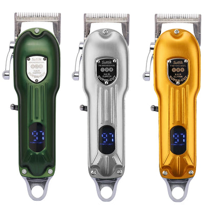 Professional All-Metal Dog Hair Clipper – Rechargeable Low-Noise Pet Grooming Trimmer for Dogs & Cats