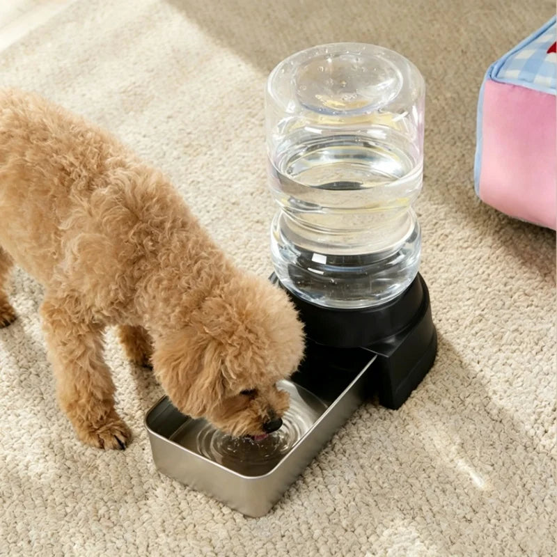 4L Gravity Pet Water Dispenser – Automatic Large Capacity Drinking Station for Dogs, Cats & Other Pets
