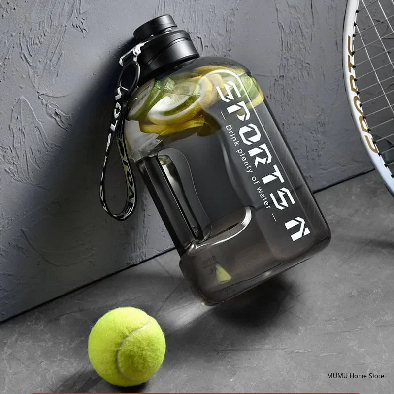 Large Capacity Sports Water Bottle (1L–5L) – BPA-Free Fitness Hydration Bottle for Gym, Cycling, Camping & Outdoor Activities