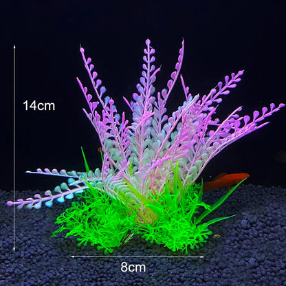 Artificial Aquarium Plants – Realistic Underwater Water Grass Decorations for Fish Tanks & Aquariums