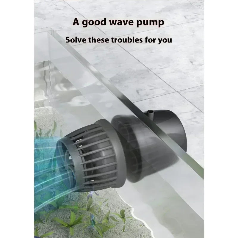 Jecod Jebao DMP-10M/20M/30M/40M WiFi Aquarium Wave Maker Pump – Bluetooth App-Controlled Water Circulation Pump for Marine & Freshwater Aquariums