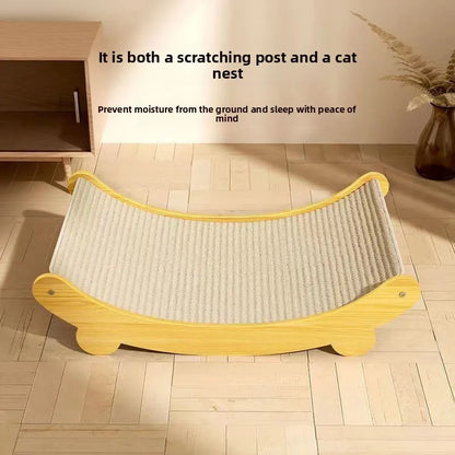 Sisal Cat Scratching Board – Wear-Resistant, Shavings-Resistant Cat Scratcher Sofa & Cat Nest for Indoor Cats