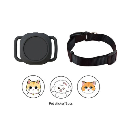 Smart GPS Pet Tracker – Mini Waterproof Long-Range GPS Collar Tracker for Cats & Dogs, iOS Compatible