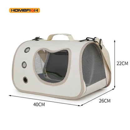 Portable Pet Carrier Bag – Foldable Breathable Shoulder Carrier for Cats, Kittens & Small Dogs