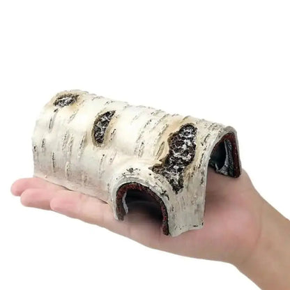 PVC Reptile Hideaway Cave – Natural-Look Hiding Shelter & Aquarium Decoration for Lizards, Geckos, Snakes and Other Reptiles