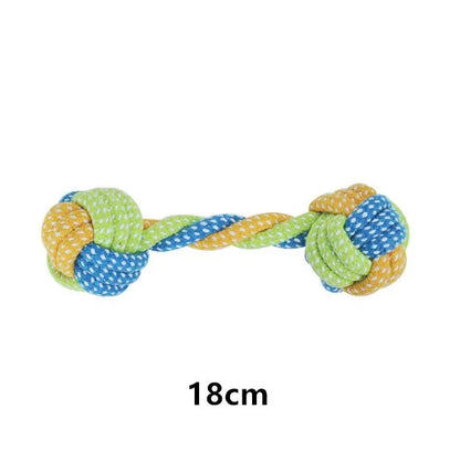 Interactive Cotton Rope Dog Toy – Chew Ball & Teeth Cleaning Toy for Puppies, Small & Large Dogs