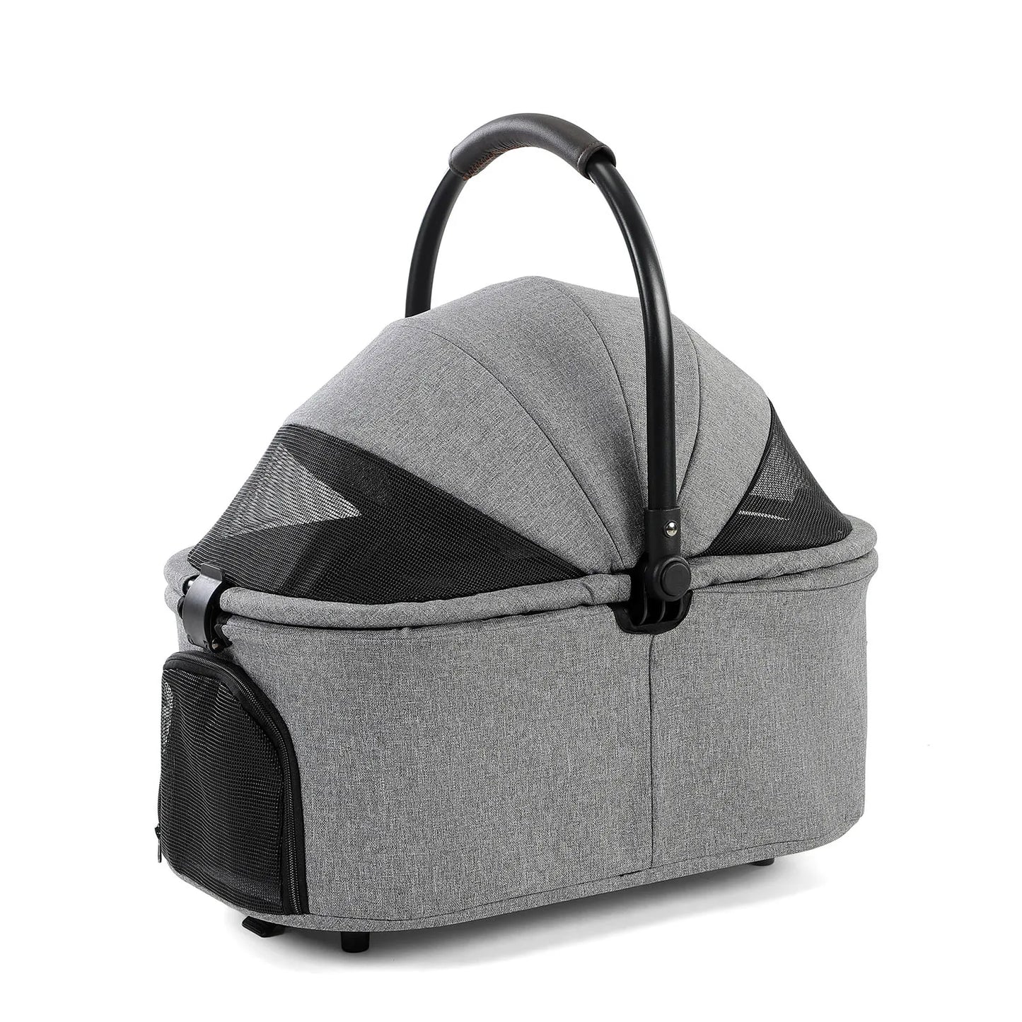 3-in-1 Pet Stroller with Removable Carrier – Foldable All-Terrain Stroller with Sunshade for Small & Medium Dogs and Cats