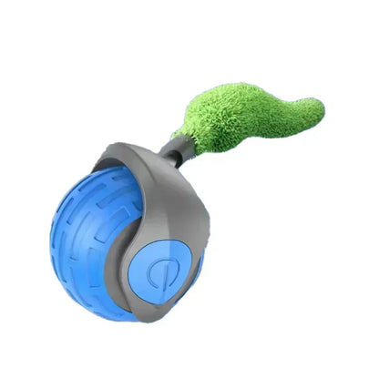 Automatic Rolling Interactive Pet Ball – Rechargeable Electric Cat & Dog Toy with Simulated Mouse Movement for Exercise & Training
