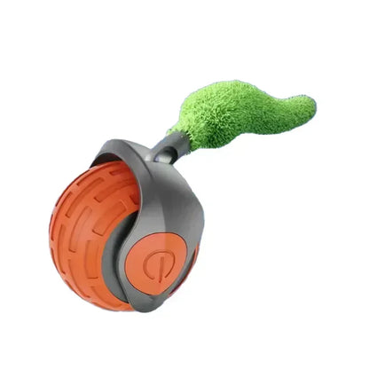 Automatic Rolling Interactive Pet Ball – Rechargeable Electric Cat & Dog Toy with Simulated Mouse Movement for Exercise & Training