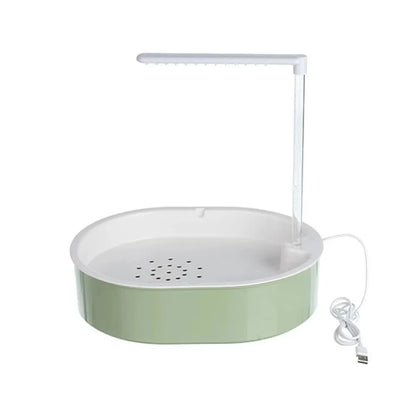 Circulating Water Automatic Bird Bathtub with Resting Stick Large-capacity Parrot Shower Comfort Bird Water Sprayer