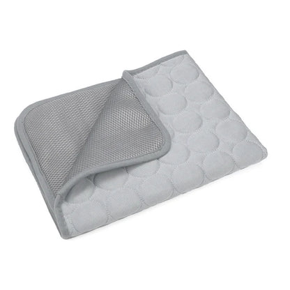 Ice Silk Pet Cooling Mat – Waterproof Self-Cooling Sleeping Pad, Washable Anti-Slip Bed for Dogs & Cats
