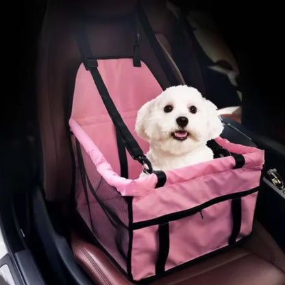 Foldable Dog Car Seat Cover Hammock – Stable Travel Safety Seat for Dogs & Cats