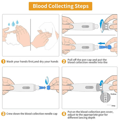 Pet Blood Glucose Monitoring Kit – All-in-One Digital Diabetes Testing System for Cats & Dogs, Home or Clinic Use