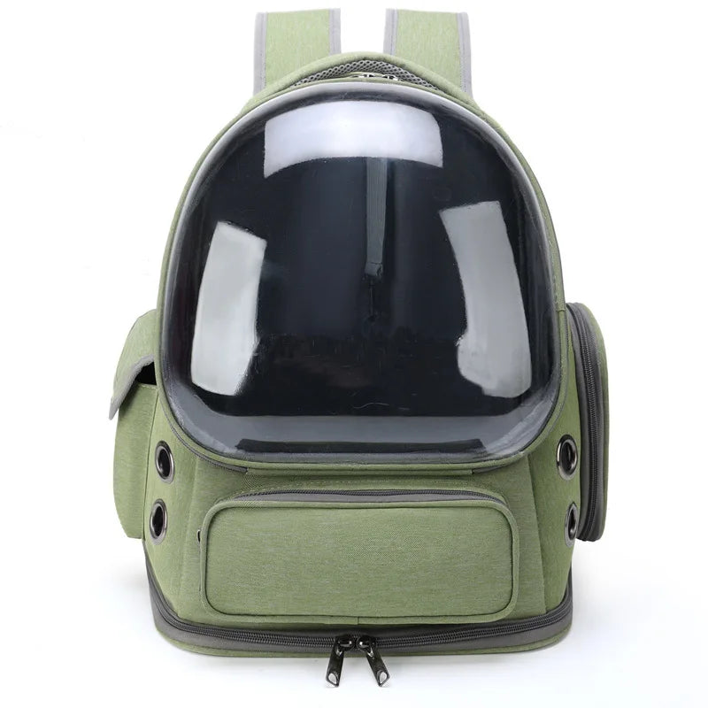 Transparent Pet Carrier Backpack – Breathable Outdoor Travel Backpack for Cats & Small Dogs