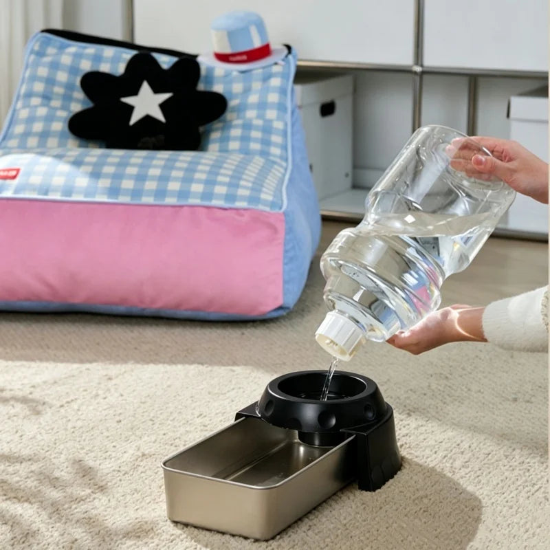 4L Gravity Pet Water Dispenser – Automatic Large Capacity Drinking Station for Dogs, Cats & Other Pets