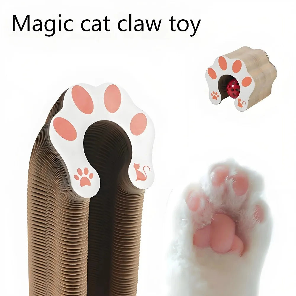 Organ-Shaped Cat Scratching Board – Wear-Resistant Corrugated Scratch Pad with Bell Toy for Indoor Cats