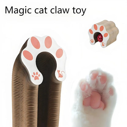 Organ-Shaped Cat Scratching Board – Wear-Resistant Corrugated Scratch Pad with Bell Toy for Indoor Cats