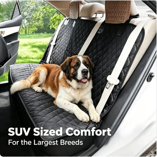 Waterproof Dog Car Back Seat Cover – Universal Non-Slip Pet Seat Protector for Travel and Everyday Use