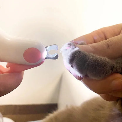 LED Pet Nail Clipper – Professional Safety Claw Trimmer with LED Light & Safety Lock for Dogs, Cats, Puppies & Kittens