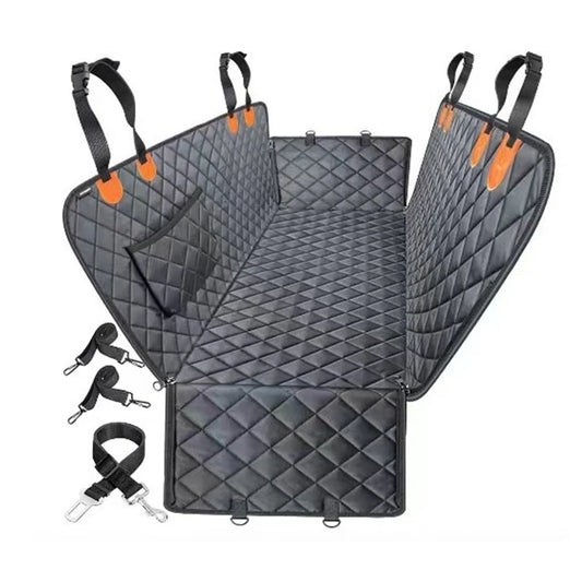 Waterproof Dog Car Seat Cover – Travel Hammock & Rear Back Seat Safety Protector for Small, Medium & Large Dogs
