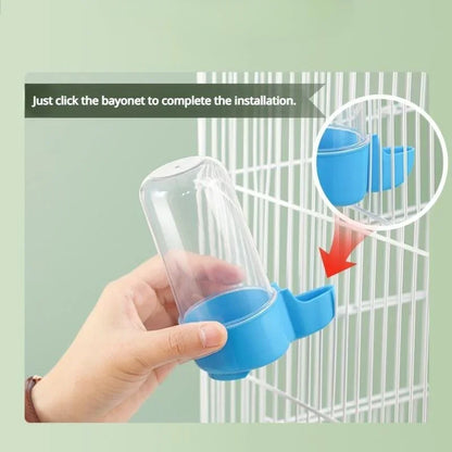 Hanging Bird Feeder & Water Dispenser – Cage Food and Water Station for Parrots & Pet Birds