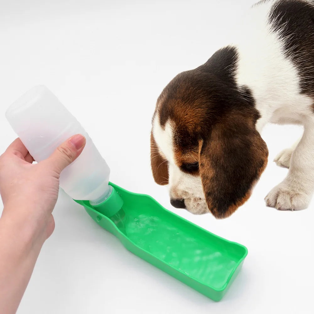 Leakproof Portable Dog Water Bottle – Travel Drinking Cup & Water Feeder for Walking, Hiking & Outdoor Adventures