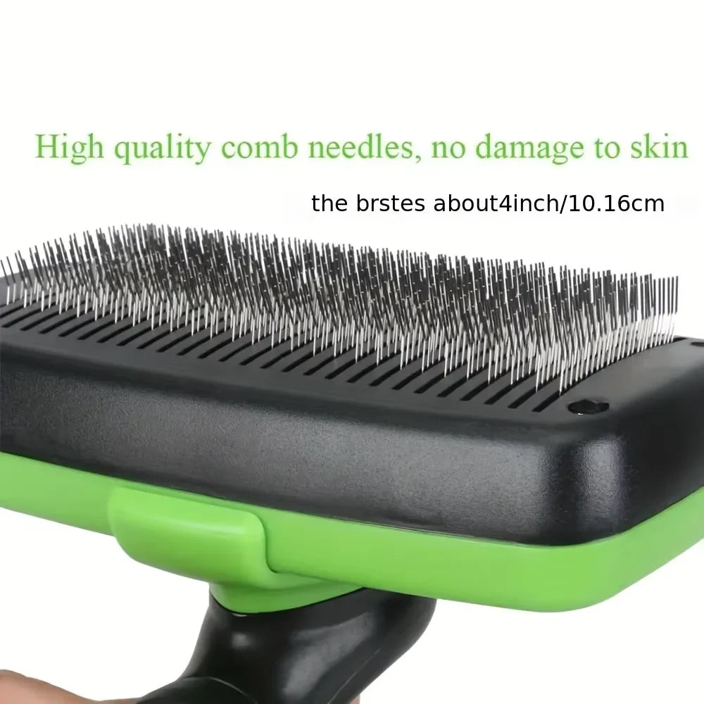 Pet Grooming Brush – Hair Removal, Deshedding & Massage Comb for Dogs, Cats & Puppies