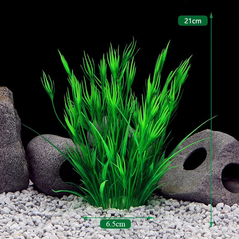 Artificial Aquarium Plants – Realistic Underwater Water Grass Decorations for Fish Tanks & Aquariums
