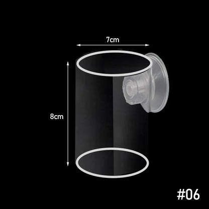 Aquarium Suction Cup Ring Feeder – Floating Fish Feeding Station & Food Tray for Fish Tanks