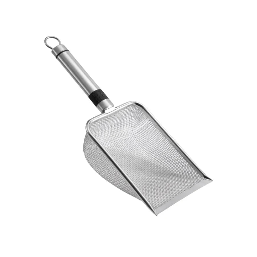 Stainless Steel Cat Litter Scoop – Durable, Rust-Resistant Waste Removal Tool with Ergonomic Handle for Easy Cleaning