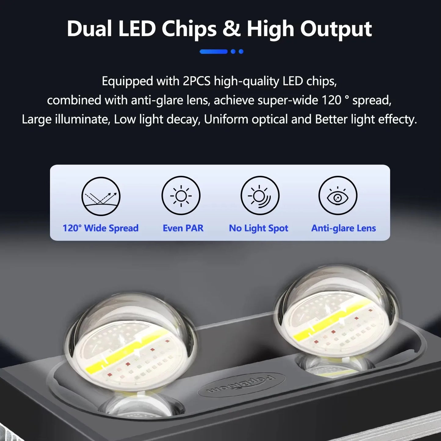 PopBloom RL90/RL180 Wi/Fi Reef Aquarium Light – Full Spectrum LED for SPS, LPS Coral & Marine Aquariums