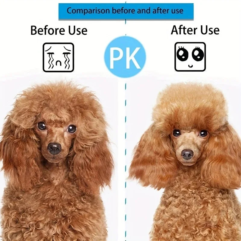 Self-Cleaning Slicker Brush for Dogs & Cats – Pet Hair Removal and Grooming Comb