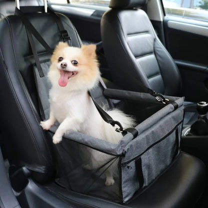 Foldable Dog Car Seat Cover Hammock – Stable Travel Safety Seat for Dogs & Cats