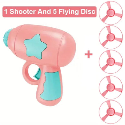 Interactive Cat Toy Launcher – Mini Flying Disc Shooting Gun for Kitten Training, Exercise & Play