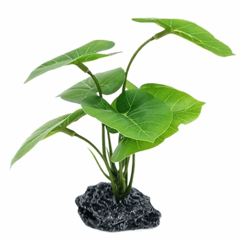 Realistic Artificial Aquarium Plants – Silk-Texture Fish Tank Decorations for Betta Fish & Aquariums