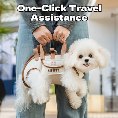 Portable Breathable Pet Carrier Backpack – Adjustable Multi-Functional Travel Bag for Cats & Small Dogs, Easy to Clean